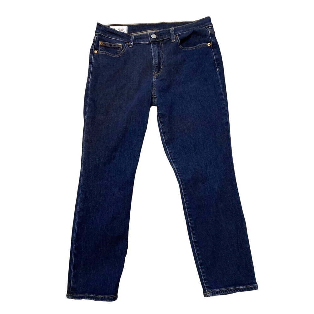 Gap True Skinny Mid Rise Jeans Women's 10/30 Dark Blue‎ Jeans